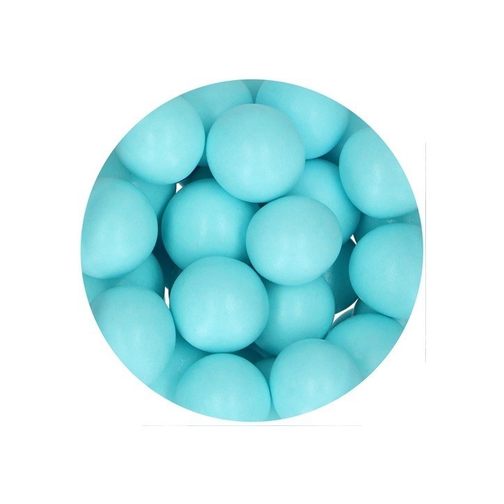 Pearl Blue Chocolate Balls Cake Decor - Baby Blue Choco Pearls - edible Pearls