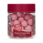 FunCakes 15mm Schokoladen Perlen - Pearl Rosa, 130g