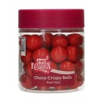 FunCakes 15mm Choco Crispy Pearls - Pearl Red, 130g