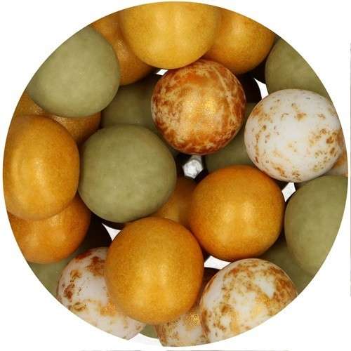 FunCakes 15mm Choco Crispy Pearls - Botanical, 130g