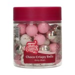 FunCakes 15mm Choco Crispy Pearls - Girly Glam, 130g