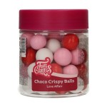 FunCakes 15mm Choco Crispy Pearls - Love Affair, 130g