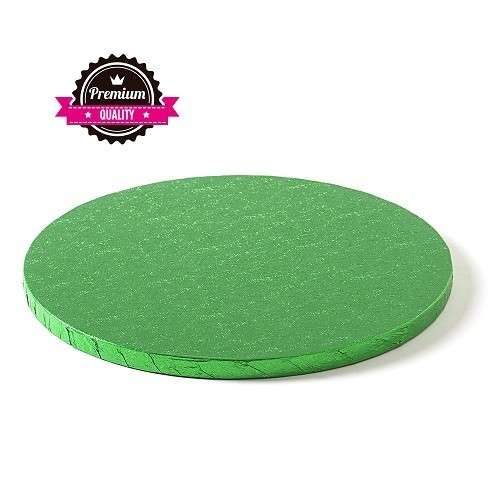 12mm Round Cake Board GREEN, 30cm