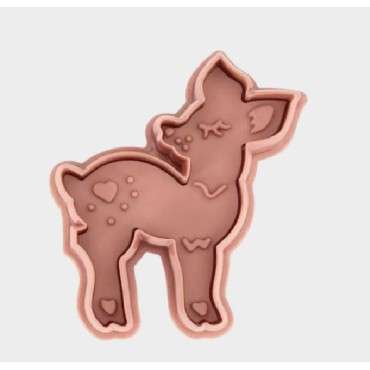 Städter 3D Deer Cookie Cutter