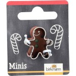 Birkmann Mini Gingerman Cookie Cutter, 25mm