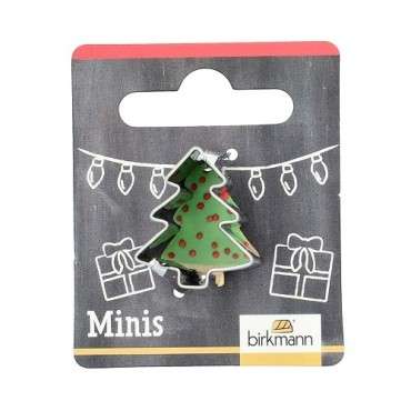 Minis Keksausstecher Tannenbaum Edelstahl Ausstechform 2.5cm