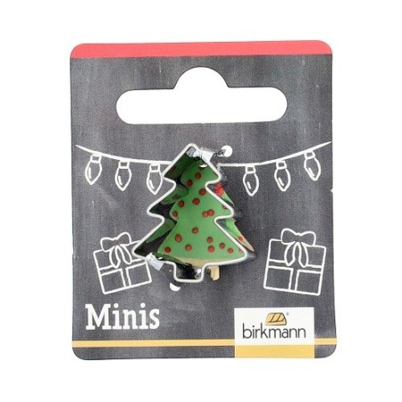 Minis Keksausstecher Tannenbaum Edelstahl Ausstechform 2.5cm