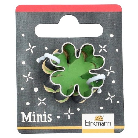 Mini Cloverleaf Cookie Cutter - Bake a batch of lucky charm cookies!