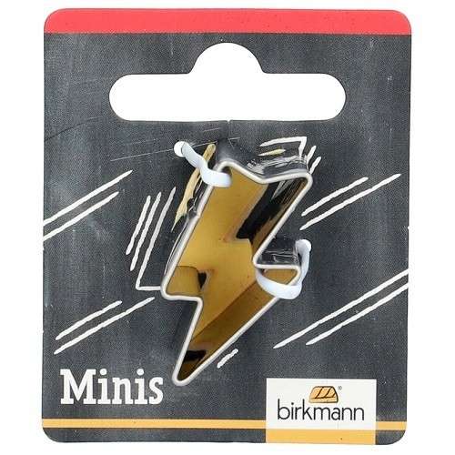 Birkmann Mini Lightning Bolt Cookie Cutter, 30mm