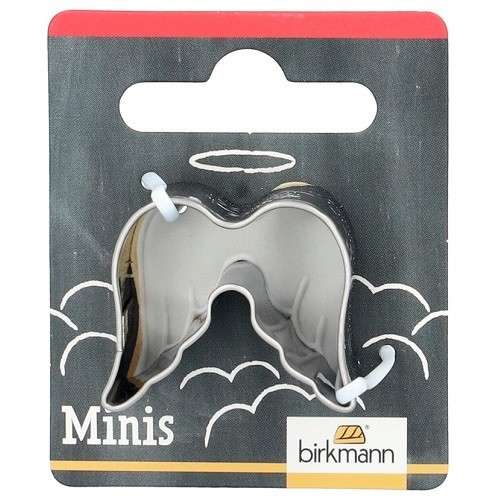 Birkmann Mini Angel Wings Cookie Cutter, 30mm