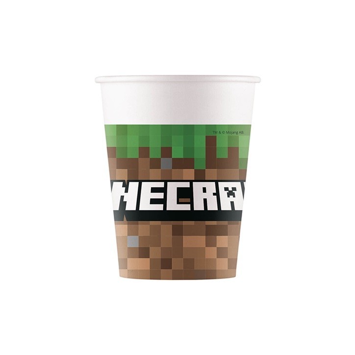 Minecraft Party Cups - Minecraft Partyware