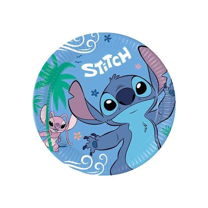 Stitch Plates - Lilo & Stitch Partyware - Stitch & Angel Plates