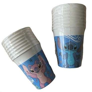 Stitch & Angel Cups - Lilo & Stitch Partyware - Stitch Party Cups