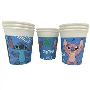 Stitch & Angel Cups - Lilo & Stitch Partyware - Stitch Party Cups