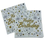 PAW Happy Birthday Napkins, 20 pcs