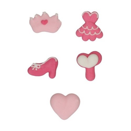 FunCakes Zuckerdekorationen Prinzessin Set/8 – Glutenfrei