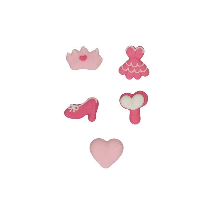 FunCakes Zuckerdekorationen Prinzessin Set/8 – Glutenfrei