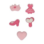 FunCakes Princess Sugar Decoration, 8 pcs