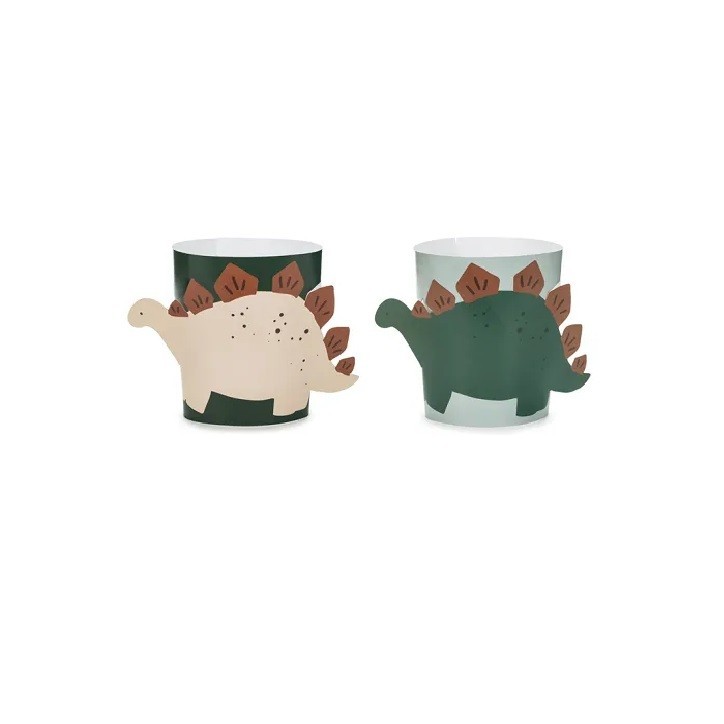 PartyDeco Dinosaur Cup Sleeves