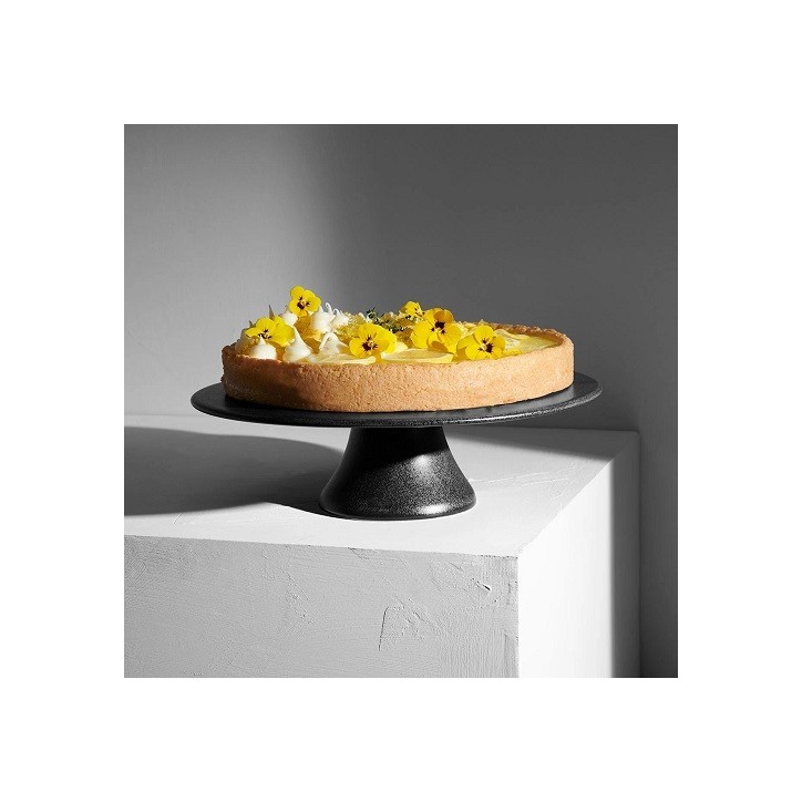 Elegant Cake Stand Black Iron 29cm