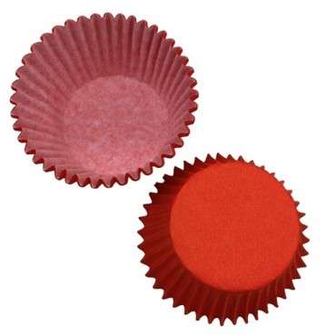 Rote Cupcake Förmchen - Perfekt für festliche Backkreationen | Bakeria.ch