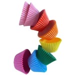 Bakeria Cupcake Liners Rainbow Colours, 140 pcs