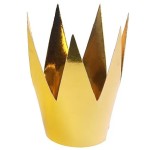 PartyDeco Party crowns gold, 3 pcs