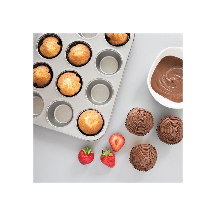 Muffin Backblech – Perfekte Muffins und Cupcakes, 12 Stück