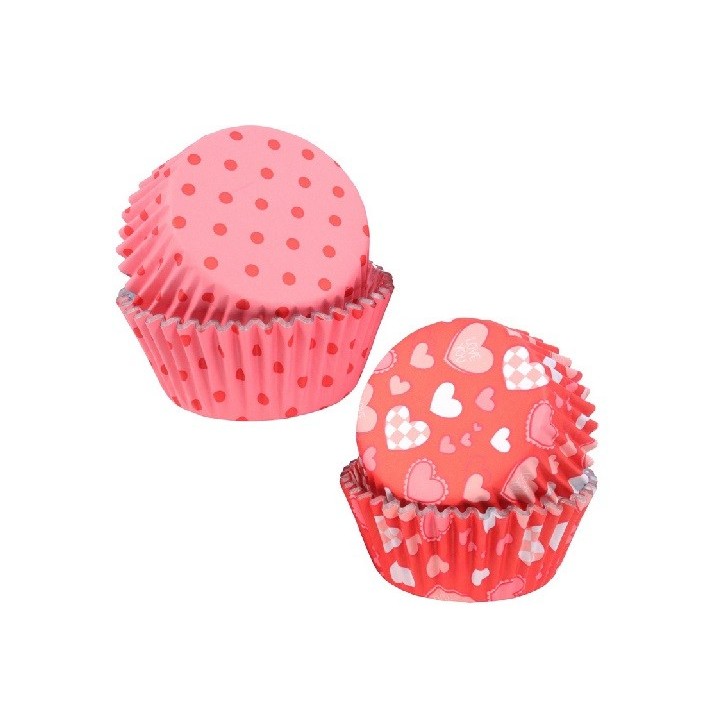 PME Valentines Cupcake Cases, 60 pcs