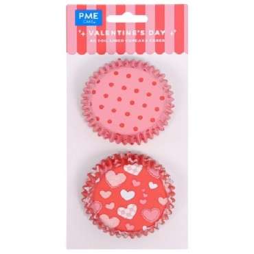 PME Valentines Cupcake Cases, 60 pcs