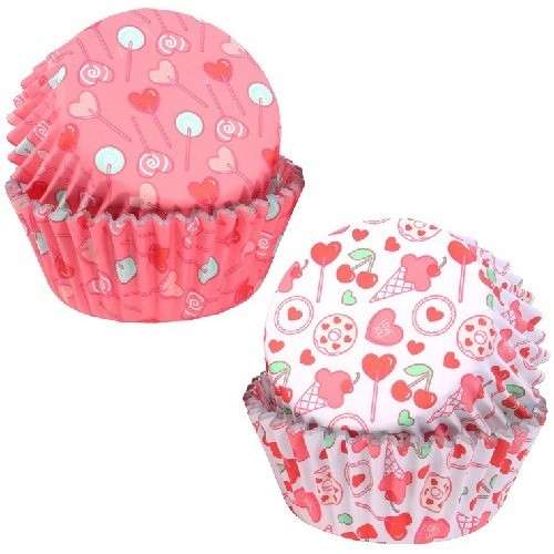 PME Valentines Sweet Love Cupcake Cases, 60 pcs