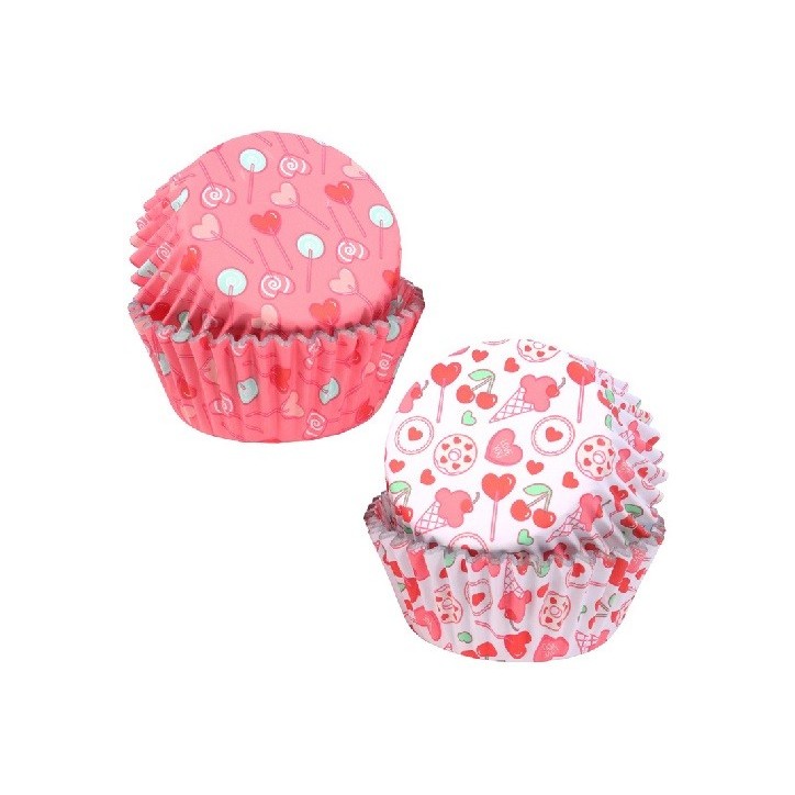 PME Valentines Sweet Love Cupcake Cases, 60 pcs