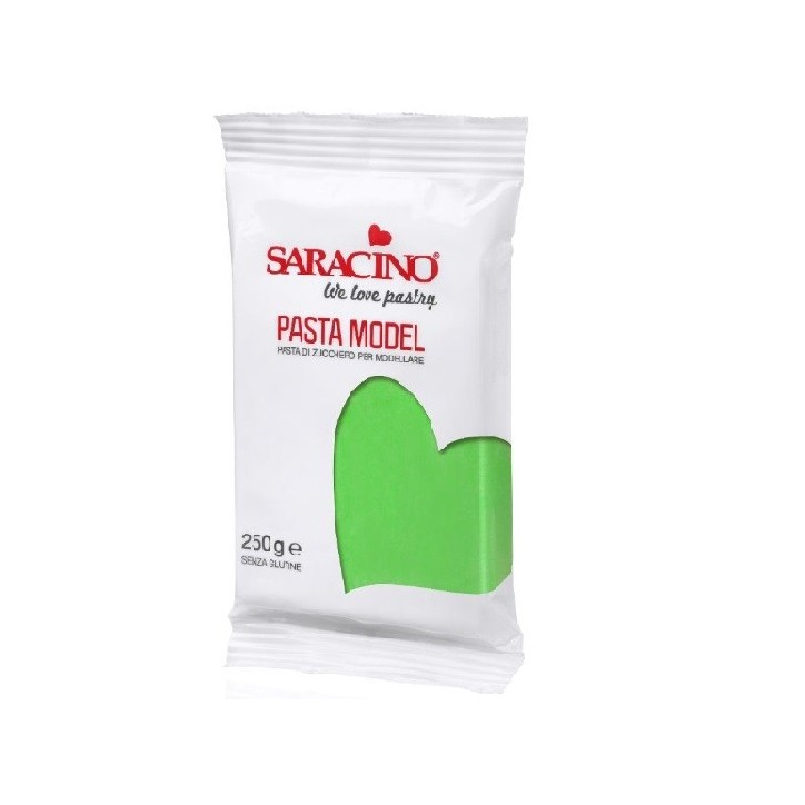 Saracino Modelling Sugar Paste Light Green - Pasta Model Saracino Verde Chiaro - Glutenfree