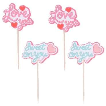 PME Cupcake Toppers Sweet on You Set, 24 Stück