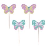 PME Cupcake Topper Butterflies Set, 24pcs