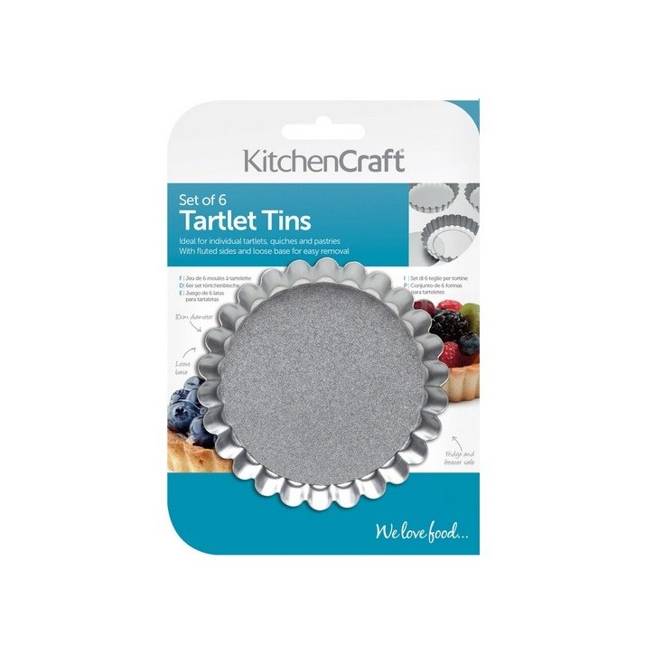 KitchenCraft Tart Pan Set - KCTARTLET