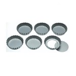 KitchenCraft Tart Pan Set, 6 pcs