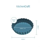 KitchenCraft Tart Pan Set, 6 pcs