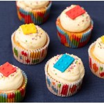 Anniversary House Building Blocks Cupcake Liners, 20 pcs