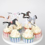 Meri Meri Horse Party Cupcake Deko Set 48-teilig