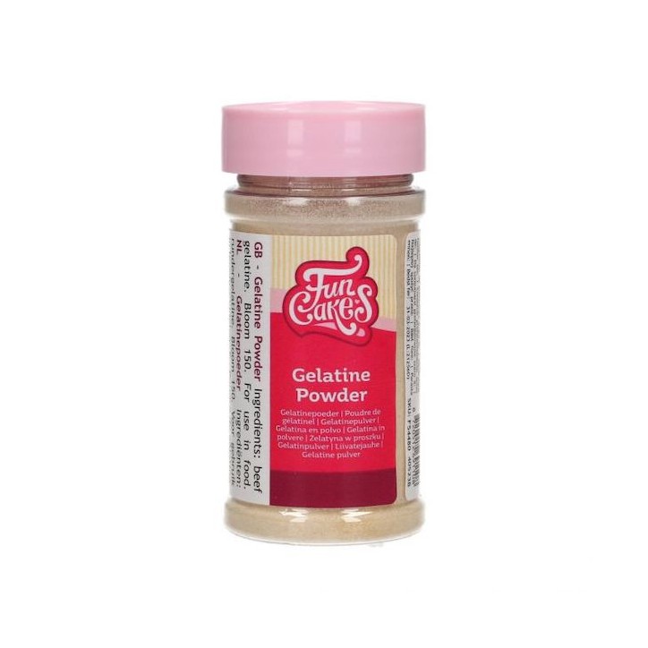 FunCakes Gelatine Pulver 60 g – Für perfekte Desserts und Gelees