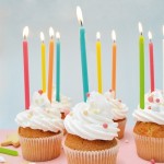 ScrapCooking Birthday Candles Bold Colours, 12 pcs