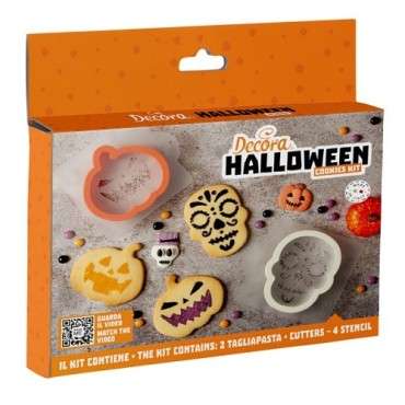 Halloween Cookie Cutters and Stencils Set for Spooky 3D Designs