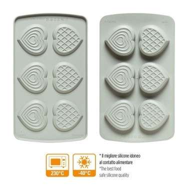 Duo Heart Silicone Mold - Creative Baking with Heart