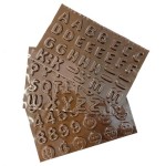 Günthart Chocolate Letters & Numbers, 90 pcs