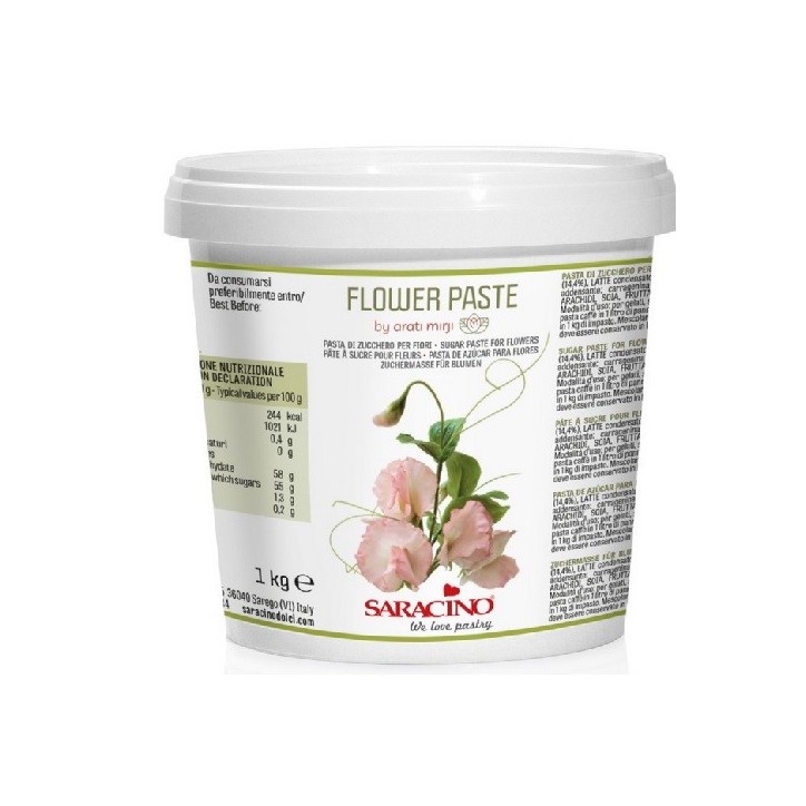 Saracino Blütenpaste - Flower Paste by ARATI MIRJI - für Zuckerblumen