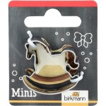 Birkmann Mini Rocking Horse Cookie Cutter, 30mm