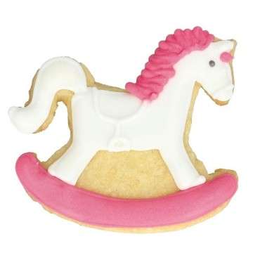 Creative Mini Rocking Horse Cutter - Perfect for Bento, Cookies & Decor