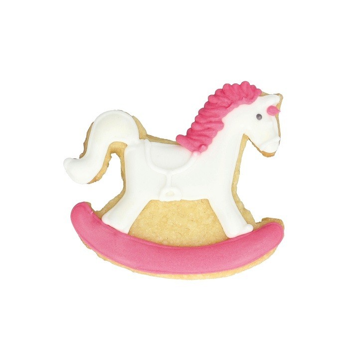 Creative Mini Rocking Horse Cutter - Perfect for Bento, Cookies & Decor