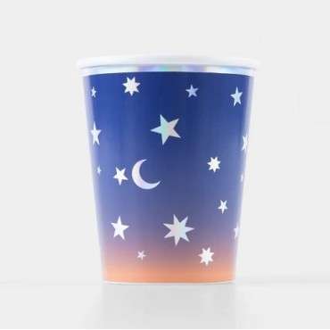 Meri Meri Making Magic Star Paper Cups - 8 Pack for Magical Parties